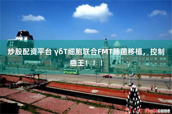 炒股配资平台 γδT细胞联合FMT肠菌移植，控制癌王！！！