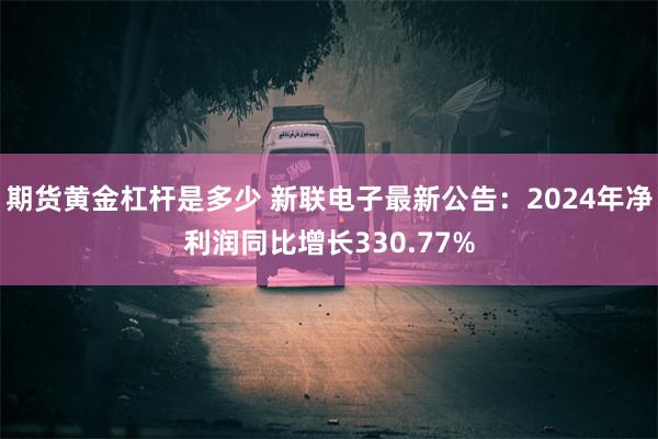 期货黄金杠杆是多少 新联电子最新公告：2024年净利润同比增长330.77%