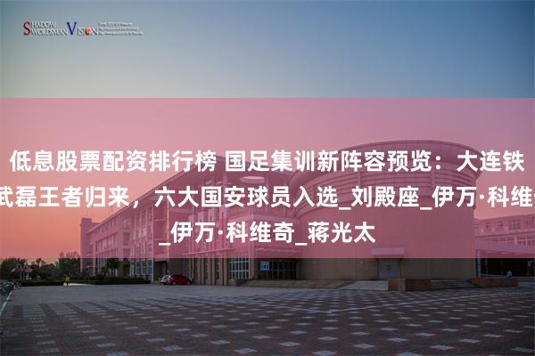 低息股票配资排行榜 国足集训新阵容预览：大连铁腰出战，武磊王者归来，六大国安球员入选_刘殿座_伊万·科维奇_蒋光太
