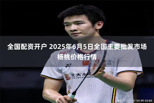 全国配资开户 2025年6月5日全国主要批发市场杨桃价格行情