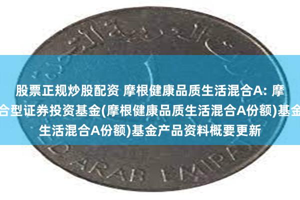 股票正规炒股配资 摩根健康品质生活混合A: 摩根健康品质生活混合型证券投资基金(摩根健康品质生活混合A份额)基金产品资料概要更新