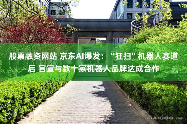 股票融资网站 京东AI爆发：“狂扫”机器人赛道后 官宣与数十家机器人品牌达成合作