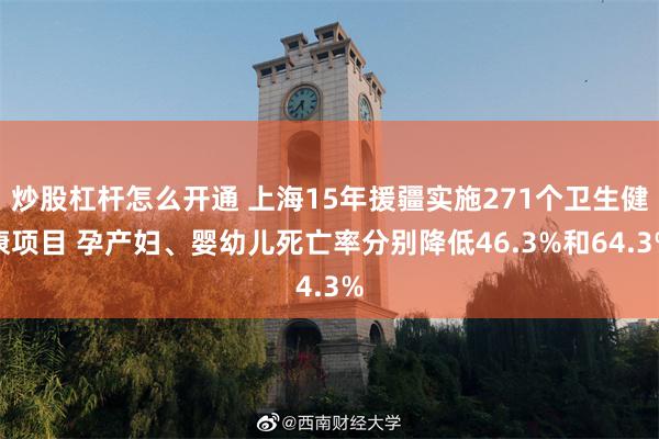 炒股杠杆怎么开通 上海15年援疆实施271个卫生健康项目 孕产妇、婴幼儿死亡率分别降低46.3%和64.3%